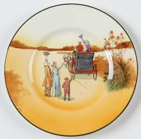 Coaching Days (Smooth, Bone) Bread & Butter Plate