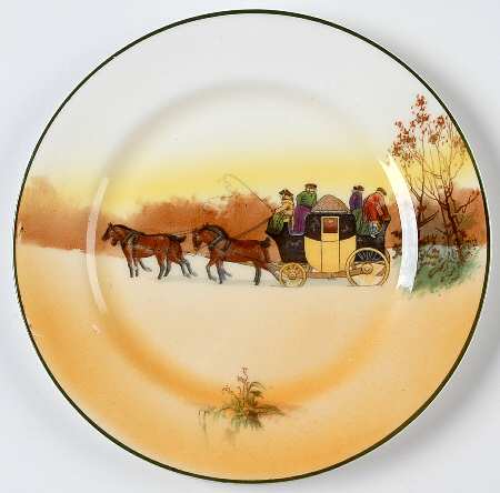 Coaching Days (Smooth, Bone) Dessert/Pie Plate