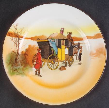 Coaching Days (Smooth, Bone) Dessert/Pie Plate