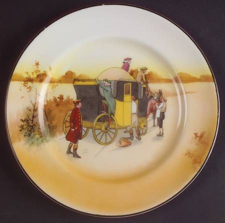 Coaching Days (Smooth, Bone) Dessert/Pie Plate