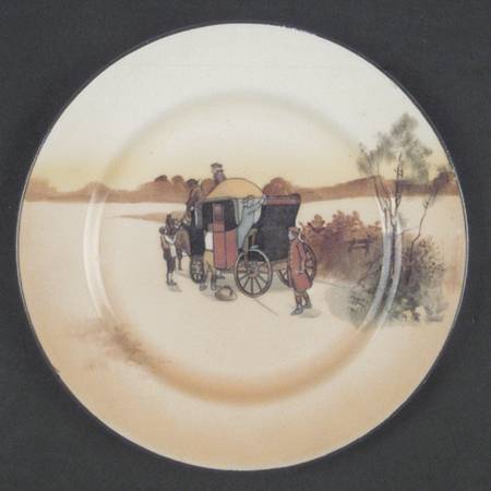 Coaching Days (Smooth, Bone) Dessert/Pie Plate