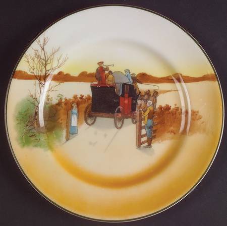 Coaching Days (Smooth, Bone) Dessert/Pie Plate