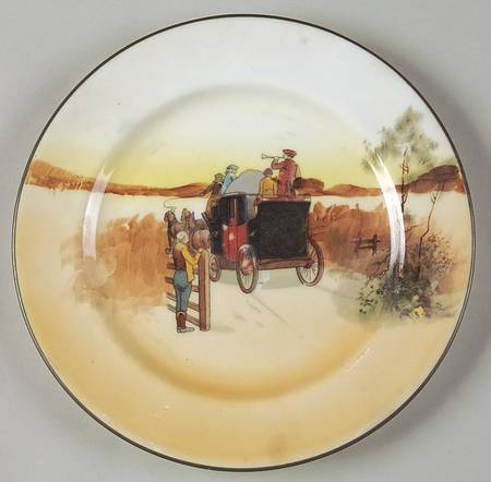 Coaching Days (Smooth, Bone) Dessert/Pie Plate