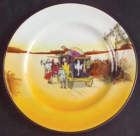Coaching Days (Smooth, Bone) Dessert/Pie Plate