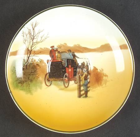 Coaching Days (Smooth, Bone) Saucer for Flat Cup