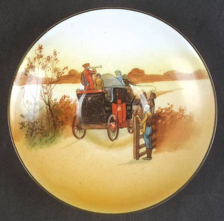 Coaching Days (Smooth, Bone) Saucer for Flat Cup