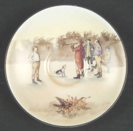 Coaching Days (Smooth, Bone) Saucer for Flat Cup