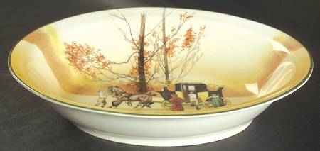 Coaching Days (Smooth, Bone) 11" Oval Vegetable Bowl