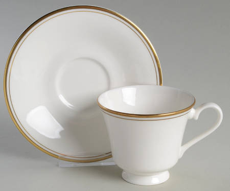 Concord Gold Footed Cup & Saucer Set