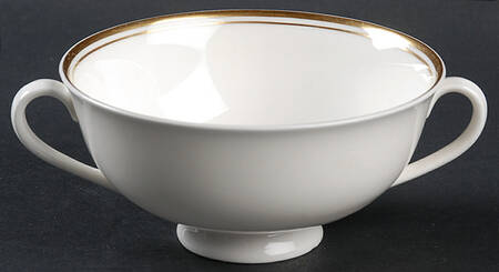 Concord Gold Footed Cream Soup Bowl