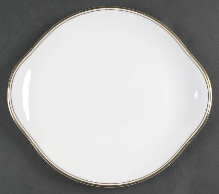 Concord Gold Handled Cake Plate