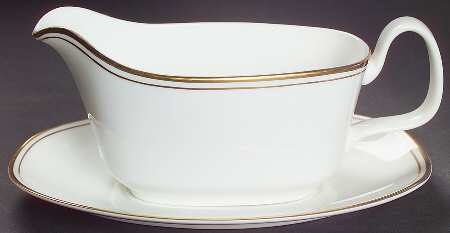 Concord Gold Gravy Boat & Underplate