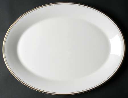 Concord Gold 16" Oval Serving Platter