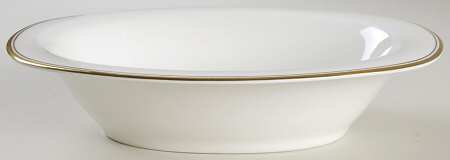 Concord Gold 11" Oval Vegetable Bowl