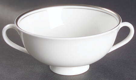 Concord Platinum (Concord Shape) Footed Cream Soup Bowl
