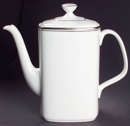 Concord Platinum (Concord Shape) Coffee Pot & Lid