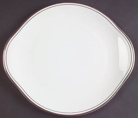 Concord Platinum (Concord Shape) Handled Cake Plate