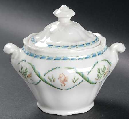 Coral Reef Sugar Bowl & Lid