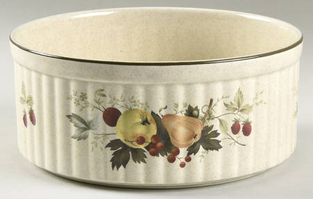 Cornwall (Rim, Double Green Trim) 7" Souffle