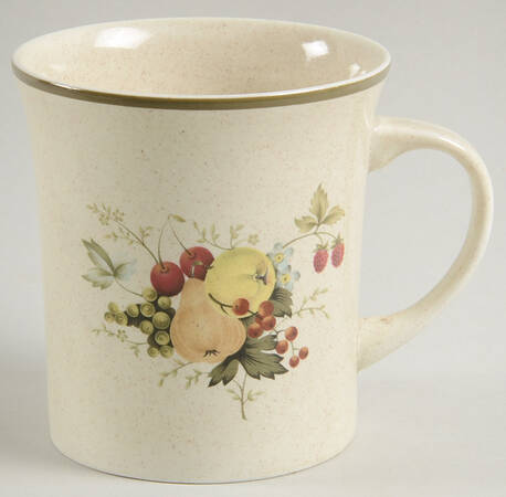 Cornwall (Rim, Double Green Trim) Flared Mug