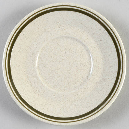 Cornwall (Rim, Double Green Trim) Saucer for Demitasse Cup