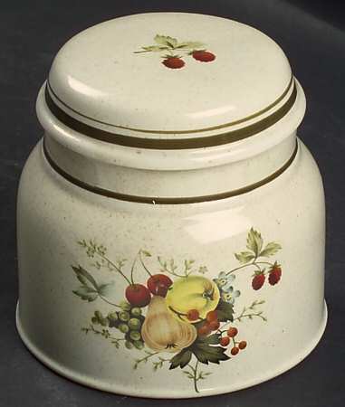 Cornwall (Rim, Double Green Trim) Sugar Bowl & Lid