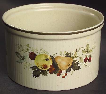 Cornwall (Rim, Double Green Trim) 5" Souffle