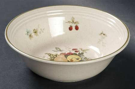 Cornwall (Coupe, Single Line Green Trim) Coupe Cereal Bowl