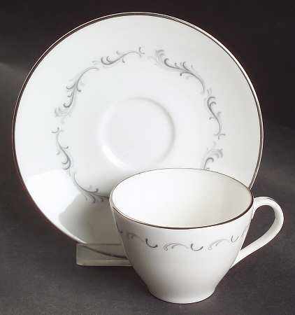 Coronet Flat Demitasse Cup & Saucer Set