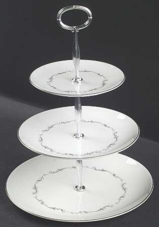 Coronet 13 7/8"-14 1/4" 3-Tiered Serving Tray(DP,SP,BB) HC