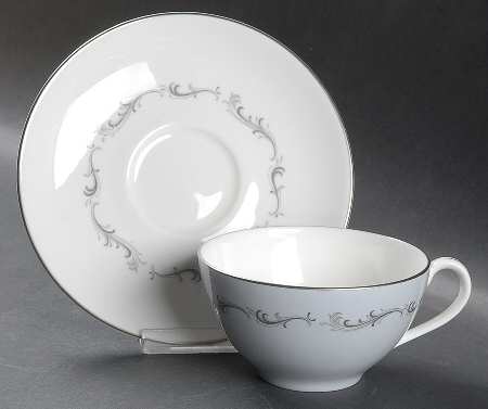 Coronet Flat Cup & Saucer Set