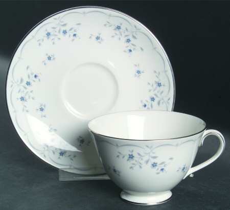 Cotillion Footed Cup & Saucer Set