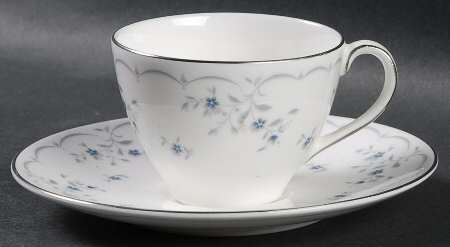 Cotillion Flat Demitasse Cup & Saucer Set