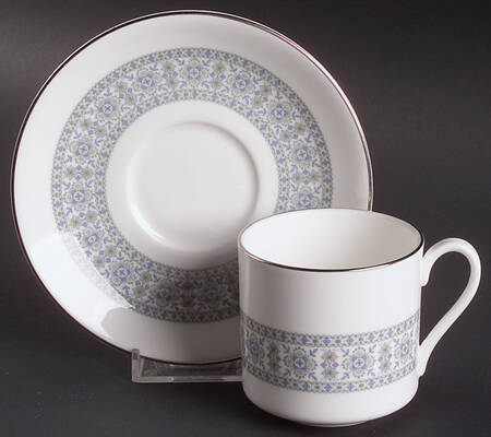 Counterpoint Flat Demitasse Cup & Saucer Set