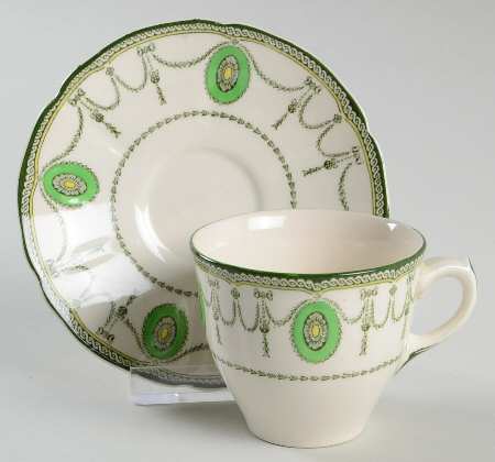 Countess Flat Demitasse Cup & Saucer Set