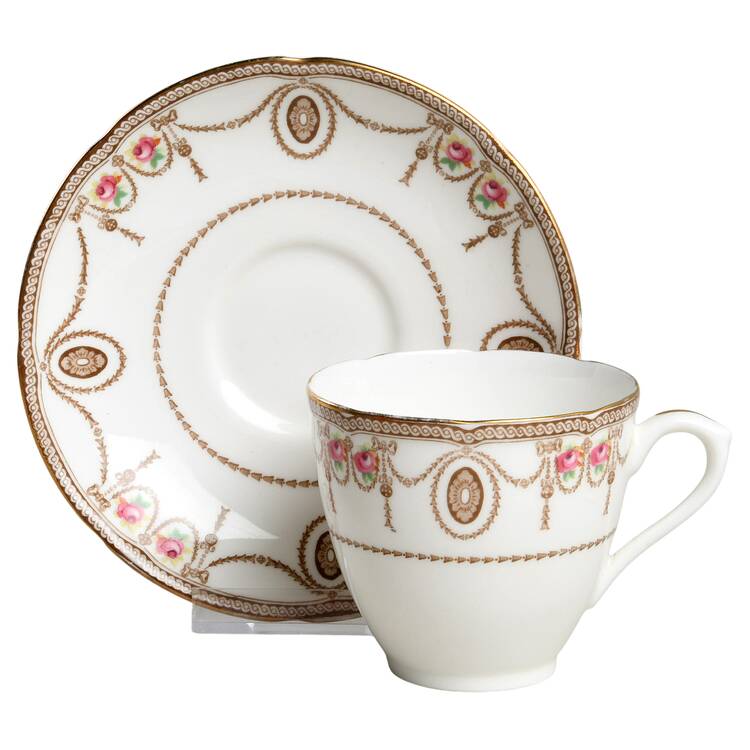 Countess Flat Cup & Saucer Set