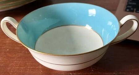 Court Footed Cream Soup Bowl