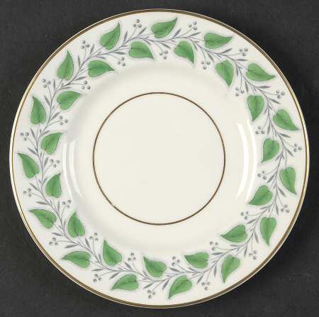 Coventry Green (Green Leaves) Bread & Butter Plate