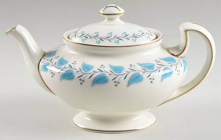 Coventry Blue Turquoise Teapot & Lid