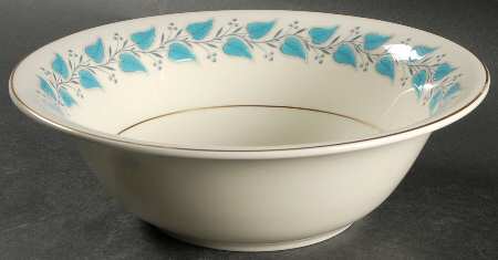 Coventry Blue Turquoise 9" Round Vegetable Bowl