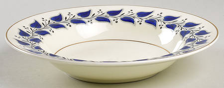 Coventry Navy Blue Rim Soup Bowl