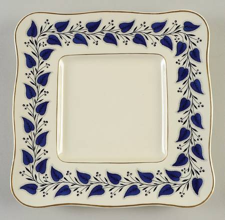 Coventry Navy Blue 9" Square Cake Plate