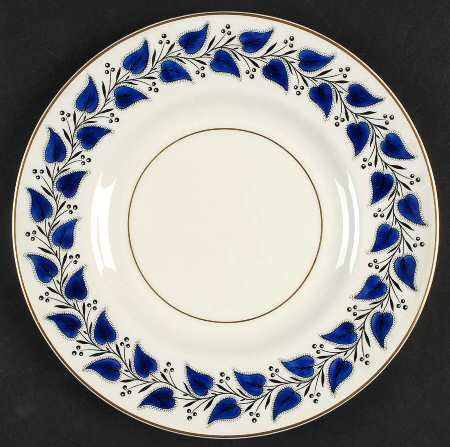 Coventry Navy Blue Luncheon Plate