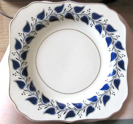 Coventry Navy Blue Square Salad Plate