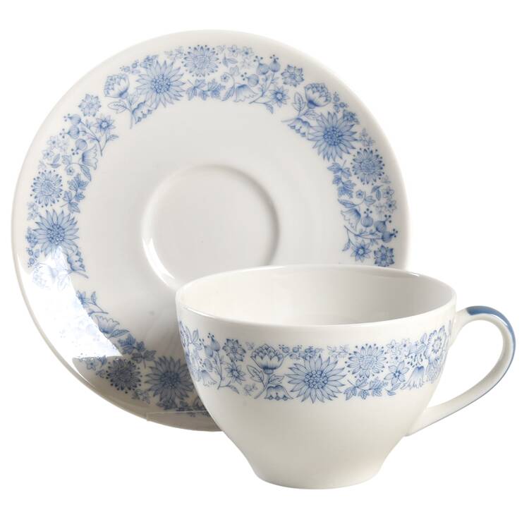 Cranbourne Flat Cup & Saucer Set