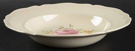 Curnock Rose Rim Soup Bowl