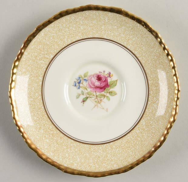 Curnock Rose Saucer for Cream Soup Bowl