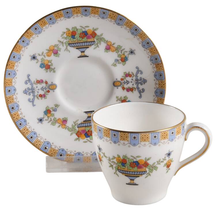 Curzon Flat Demitasse Cup & Saucer Set