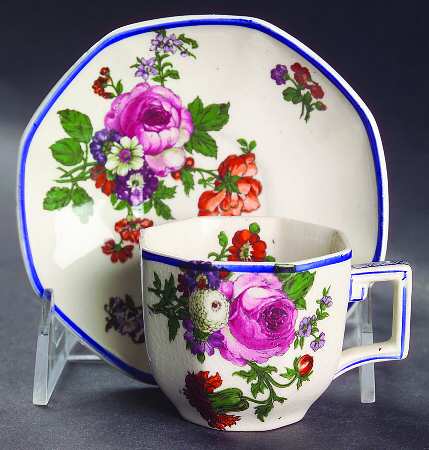D3823 Flat Demitasse Cup & Saucer Set