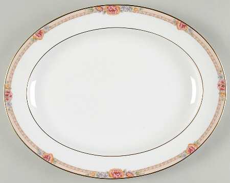 Darjeeling 13" Oval Serving Platter